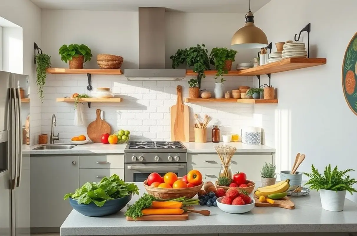 Cozinha saudável e inspiradora