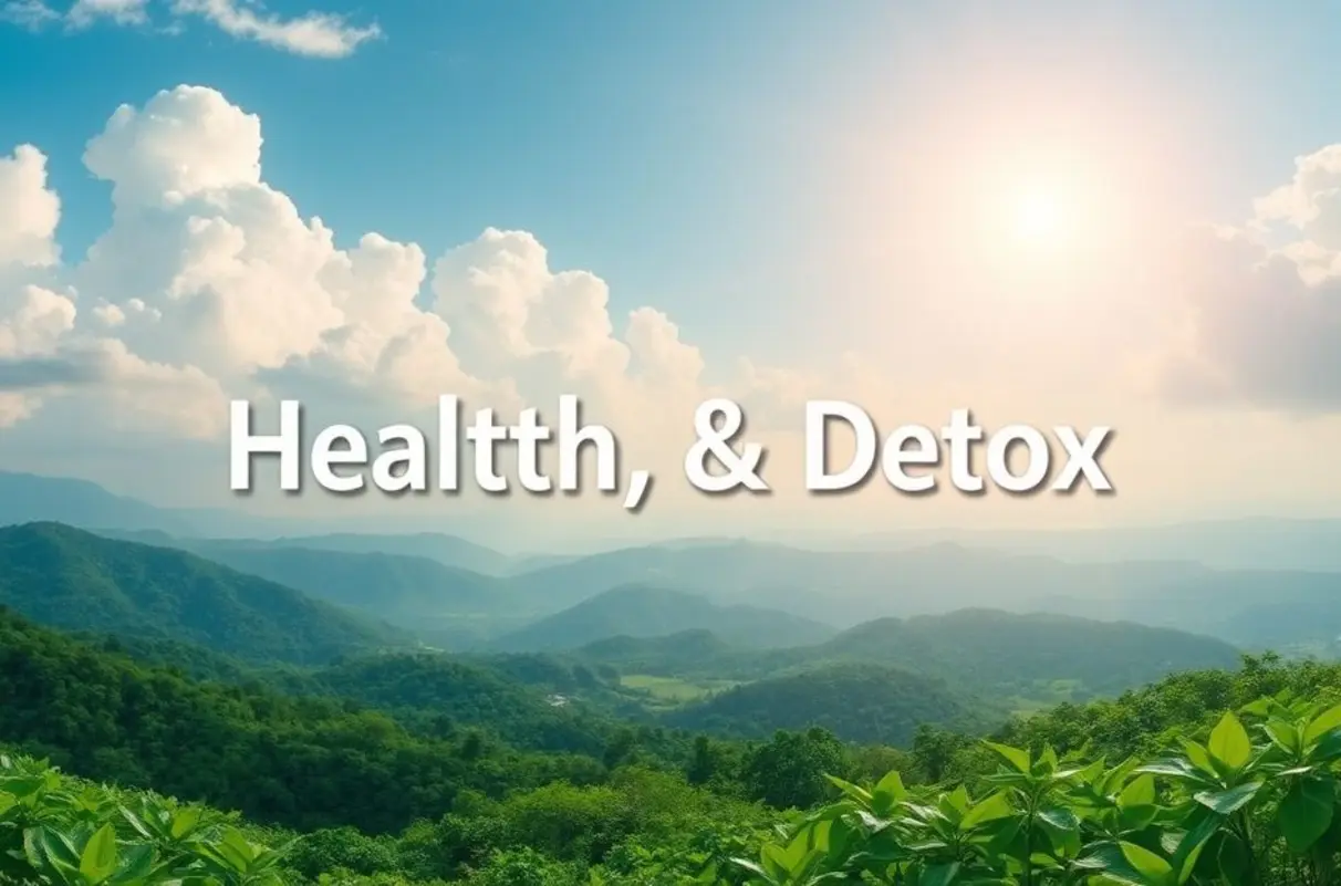 Cenário revitalizante para detox