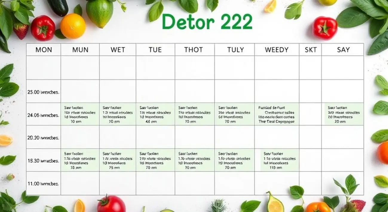 Como Promover um Detox Eficaz em Apenas 7 Dias
