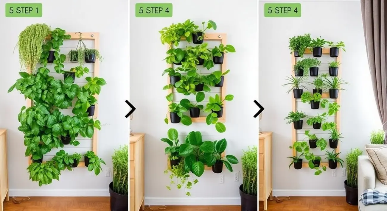 Como Montar Sua Própria Horta Vertical no Apto