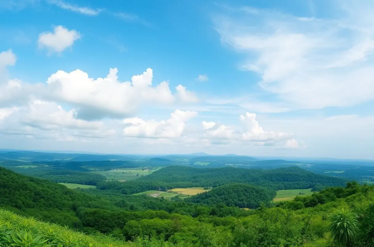 Cenário natural que reflete saúde e renovação.