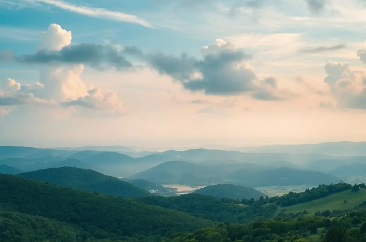 Paisagem tranquila que promove concentração.