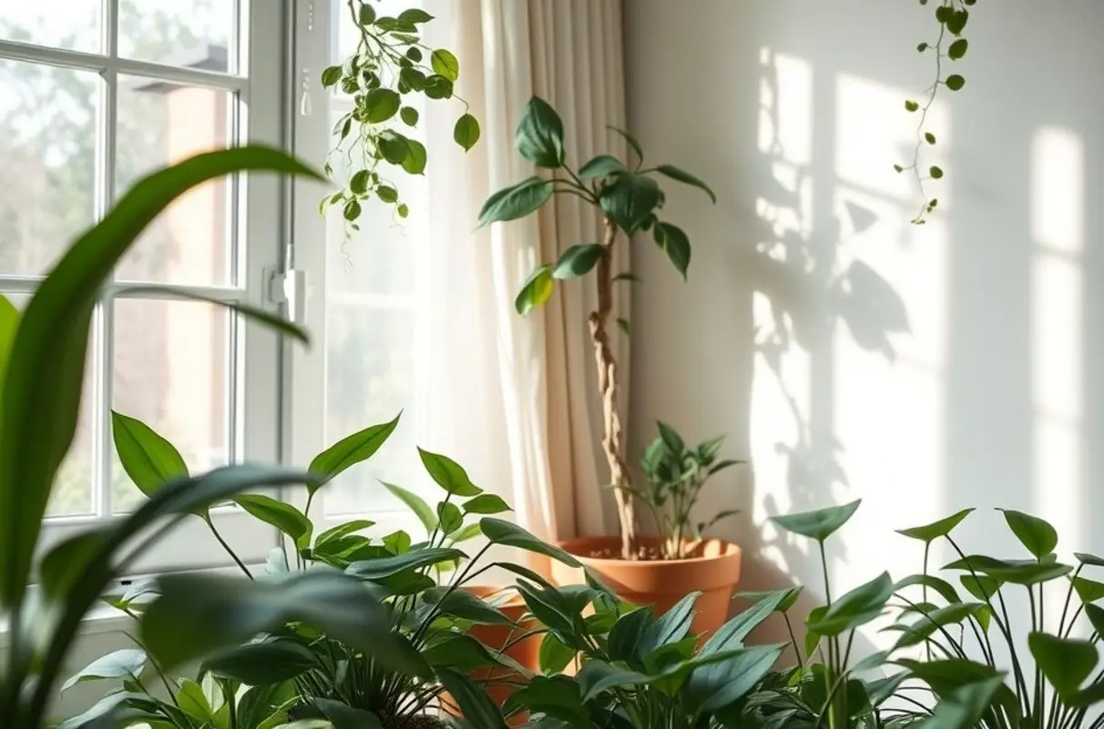 Espaço tranquilo e saudável em casa