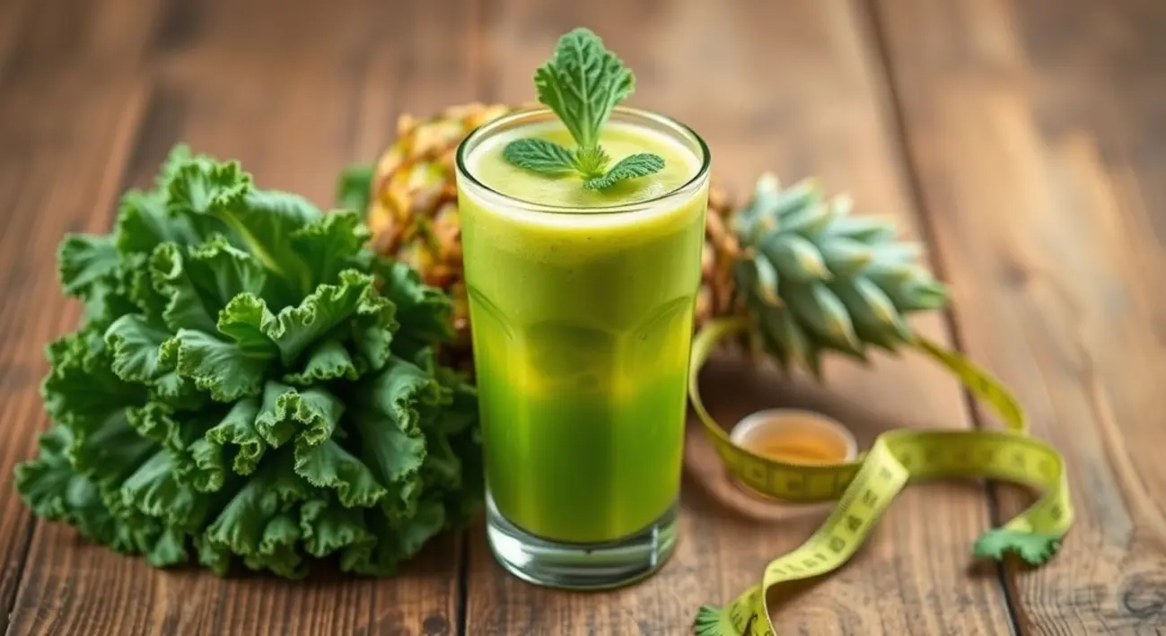 Como o suco de abacaxi com couve pode ajudar na perda de peso